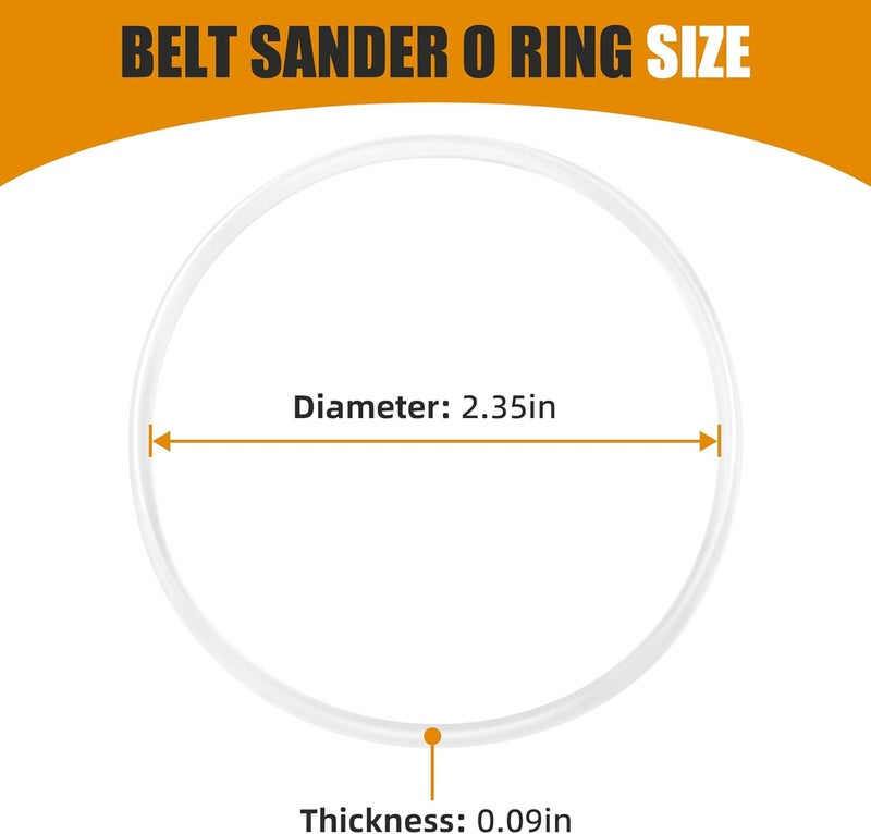 PROSOCOOL N430442 كابل صنفرة عشوائية الحزام 903373 متوافق مع صنفرة الحزام بورتر ديوالت DWE6421 DWE6423K 332 333 334 335 343، جزء صنفرة عشوائية (عبوة 2)  - Image 2